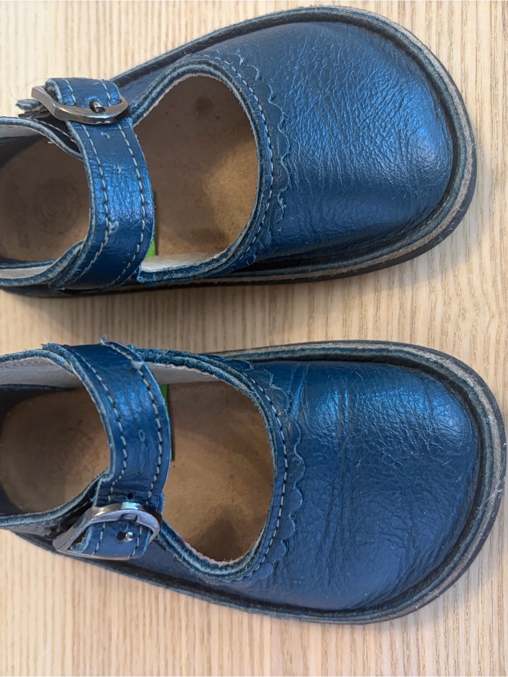 Girls Navy Blue Mary Jane Dress Shoes with Buckle
